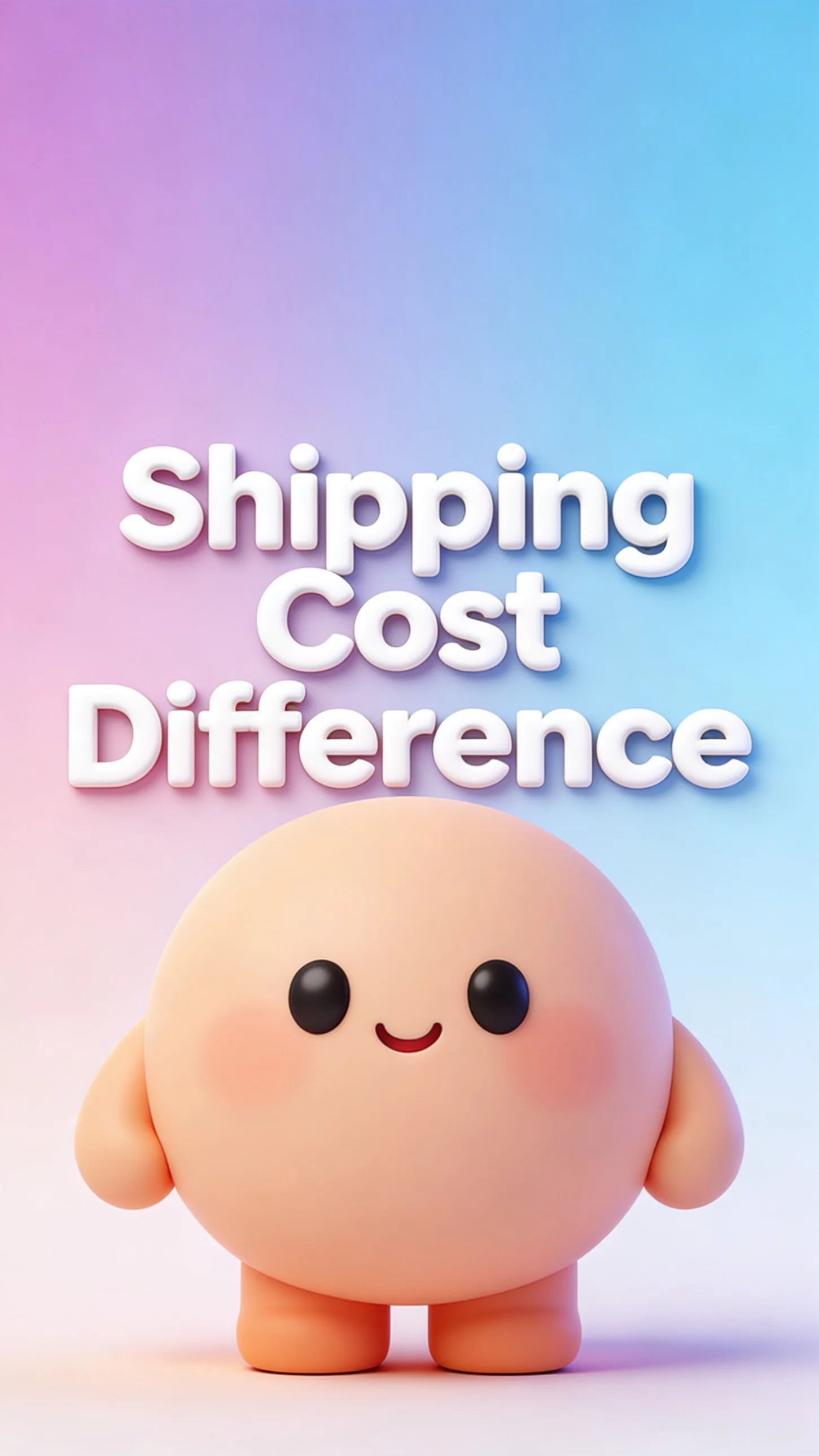 Freight difference Shipping Cost