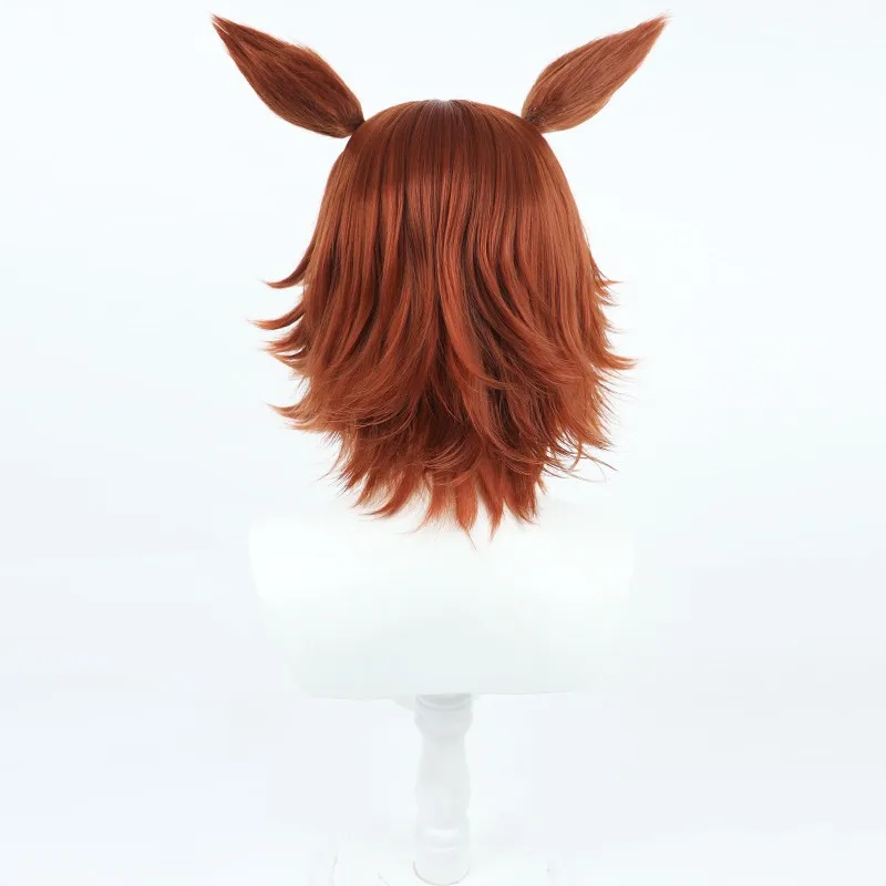 Uma Musume Pretty Derby Bamboo Memory cosplay wig with tail Halloween gift