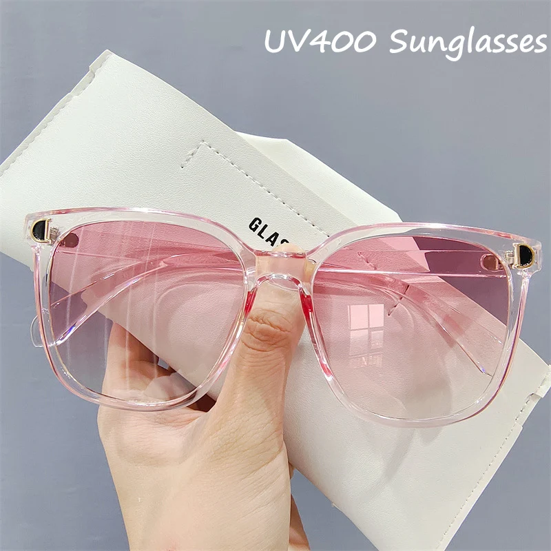 

Fashion Square Sunglasses Women Retro Vintage Gradient Sun Glasses Female Clear Lens Luxury Designer Oculos De Sol UV400 Eyewear