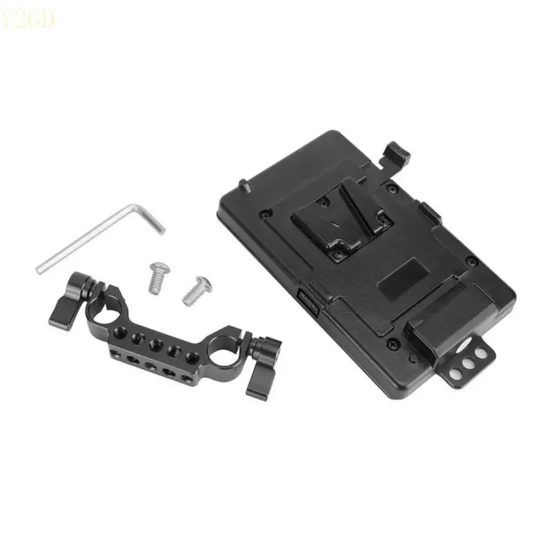 

Y2GD Aluminum Alloy 15MM Pipe Clamp With Battery Backboard Plate For V Mount Battery Plate In Photography And Videography