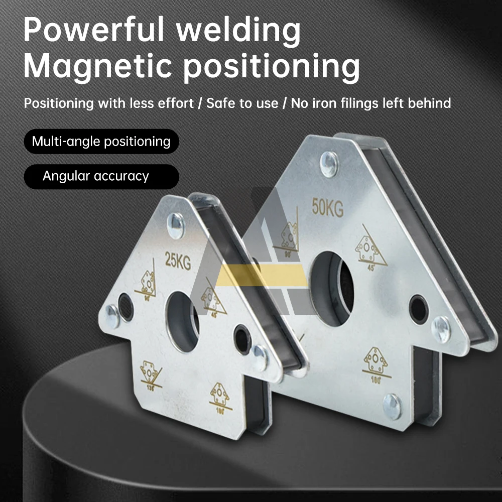 50kg 25kg 12.5kg Electric Welding Auxiliary Tools Magnetics Welding Positioning Welding Holder Right Oblique Angle Multi-angle