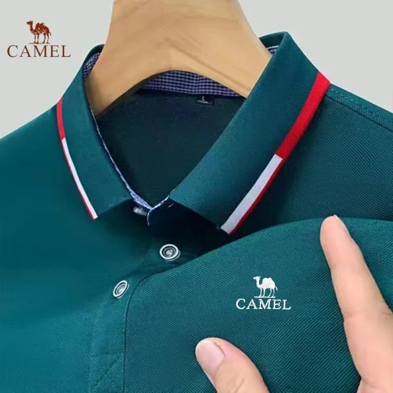 New Summer Brand Embroidered Polo Shirt for Men Casual Comfortable And Breathable High Quality Short Sleeve T-shirt