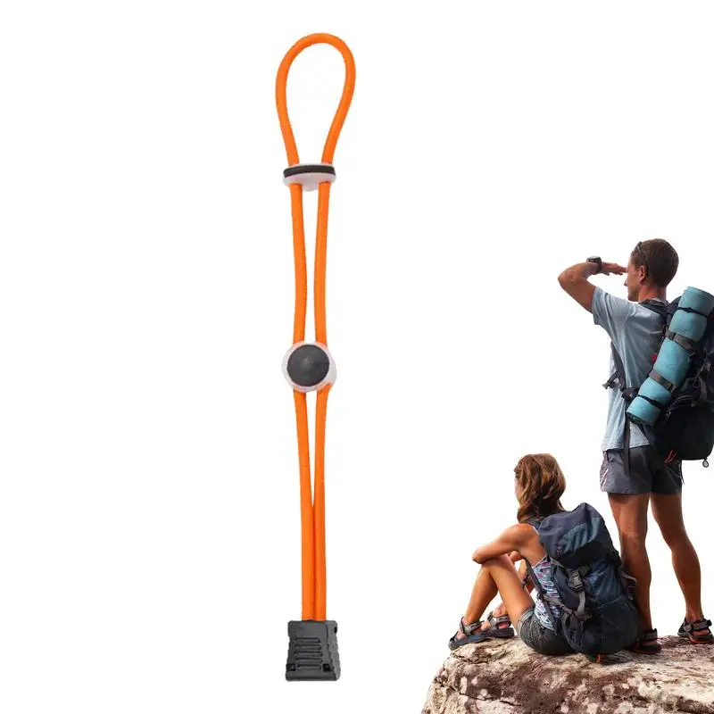 

Hiking Rope Buckles Trekking Securing Rope Cord Backpack Walking Stick Holder Strap Keeper For Climbing Hiking Trekking Walking