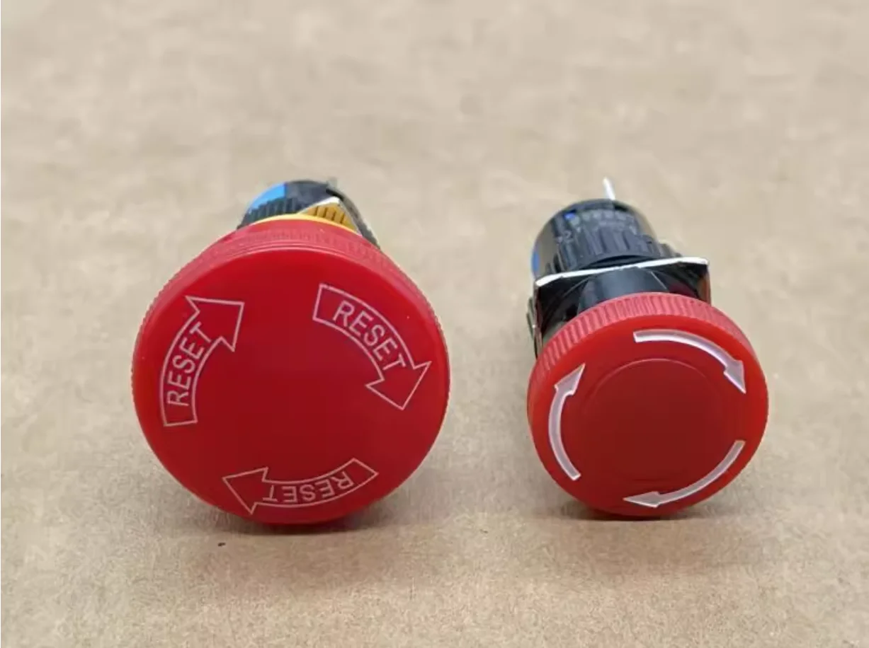 

3A 250V Emergency stop button switch Opening 16mm Self locking power supply, machine tool emergency stop mushroom head NO.C3033