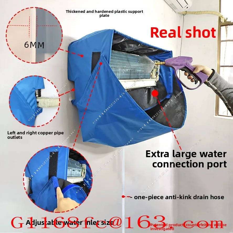 1-3 Universal Air Conditioner Disassembly and Washing Special Waterproof Bag Tool Complete Set of Parts
