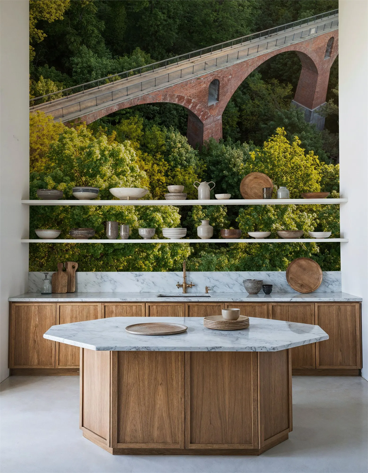 Bridge to Home Made to Measure Mural Wallpaper for Bedroom