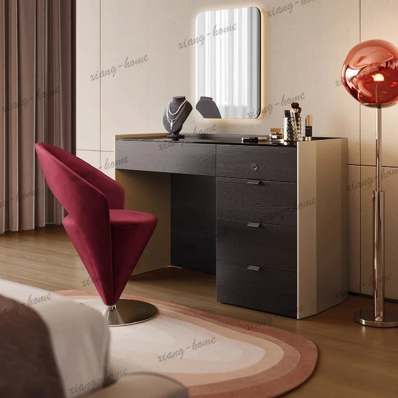FG Bedroom Computer Dressing Table Living Room Shelf Wood Folding Garden Vanity Table Vintage Acrylic Penteadeira Home Furniture