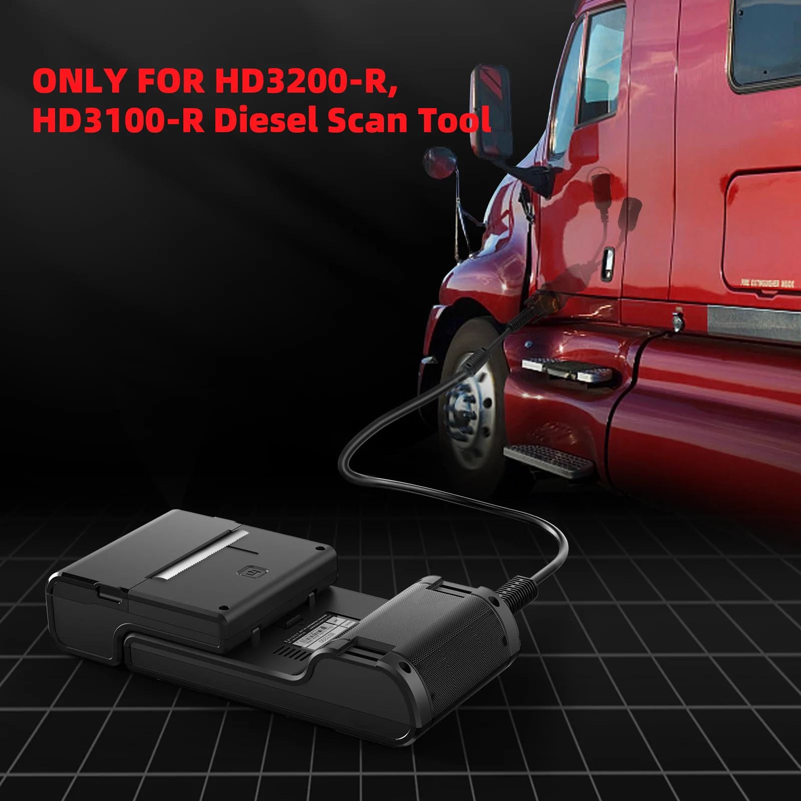 ANCEL HD001 Diesel Car Scan Tool Printer 12V 24V Truck OBD2 Scanner Quick Fast Printing For HD3100 HD3200 HD3600