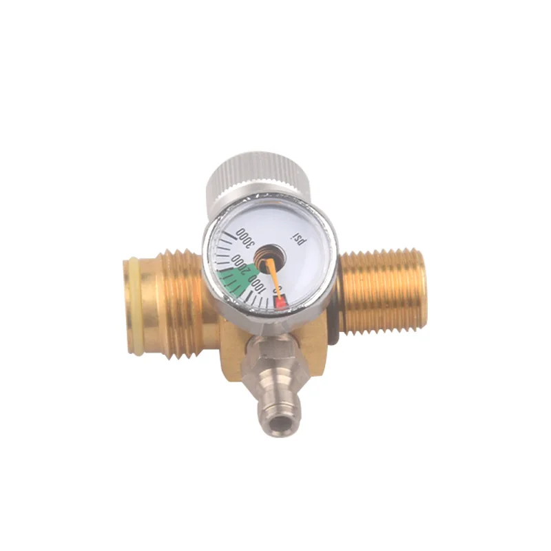 HPA Station Gas Cylinder Refill Filling Adapter On-Off Valve Air Tank Connector CO2 Scuba Soft Accesories For Diving Aquarium