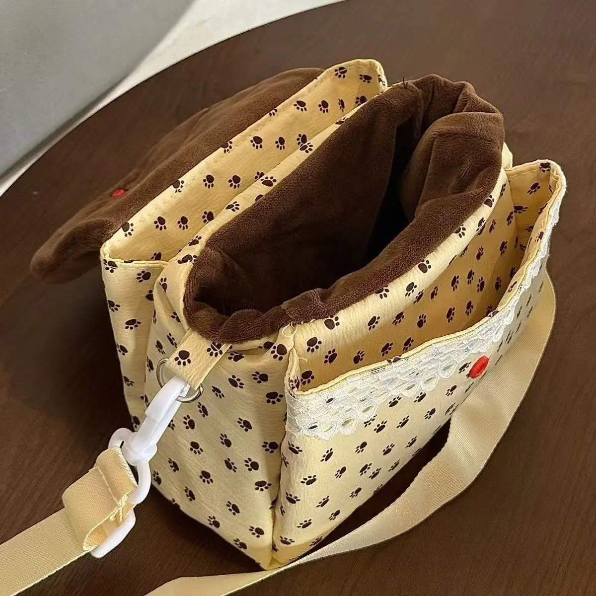 Ins Pudding Cake Dreifach-Aufbewahrungstasche CCD-Kameratasche Damen-Umhängetasche Münzbörse Handtasche Aufbewahrungstasche Mehrschichtiges Geschenk – Detail 5