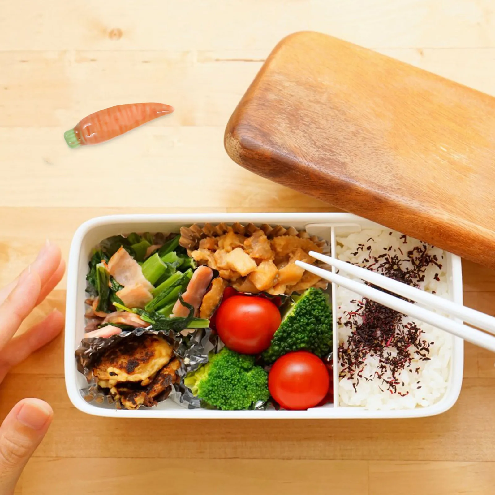 6Pcs Fashionable Ceramic Chopstick Rest Set Vegetable Inspired Utensil Holder for Organized Table Setting Chopsticks Support