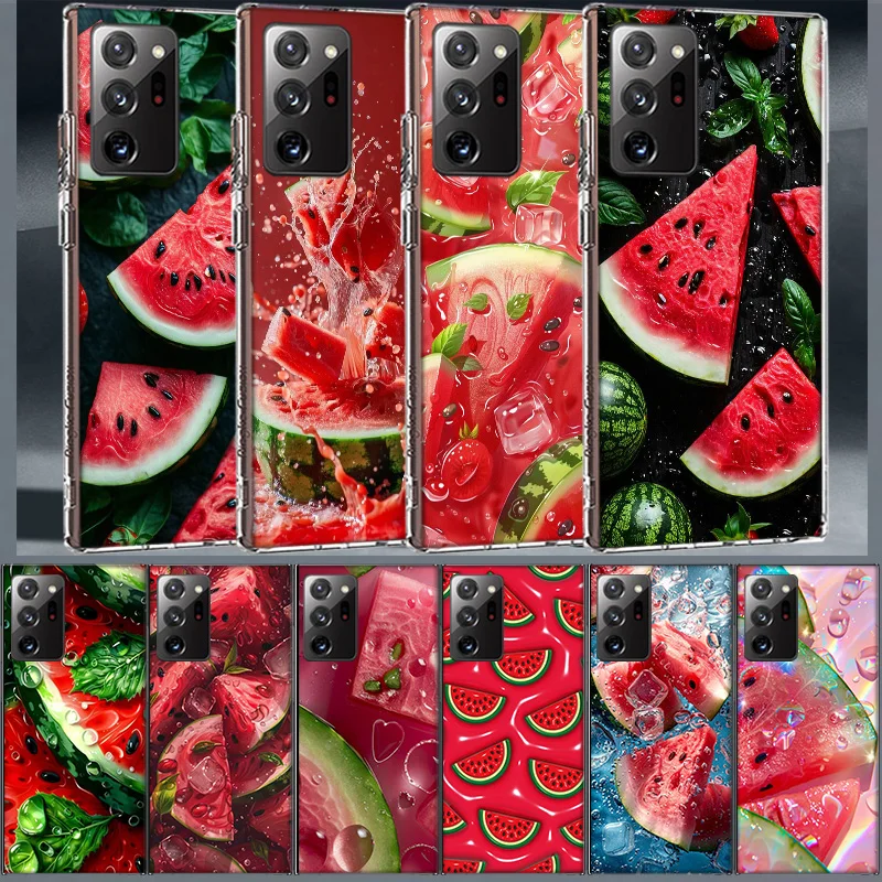 Watermelon Summer Fruit Phone Case for Samsung A55 A35 A25 A15 A07 A05S A16 A17 A26 A36 A37 A56 A57 Galaxy Note 20 10 A50S A71 A