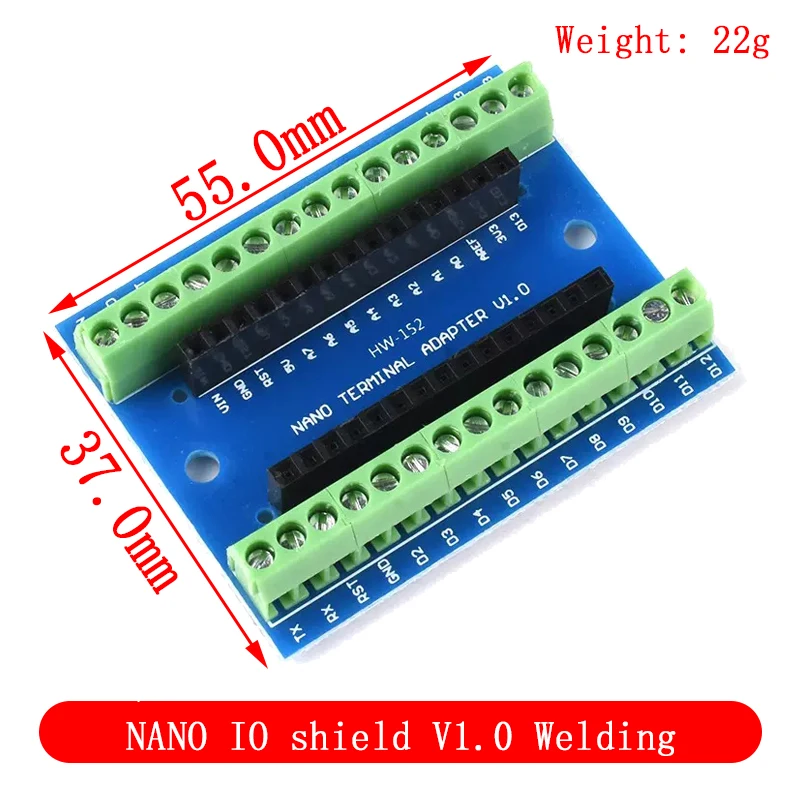 NANO V3.0 Controller Terminal Adapter Expansion Board Prototype Shield And UNO Multi-purpose Expansion Board For Arduino image 3