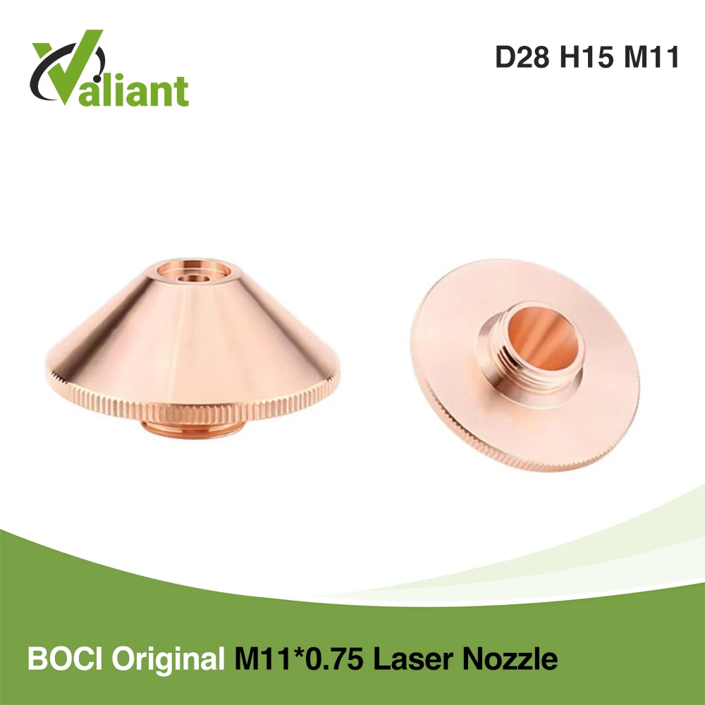10pcs Boci Original High-Pressure Laser Cutting Nozzles D28 H15 M11 Booster Version Nozzles for Boci Fiber Laser Cutting Machine