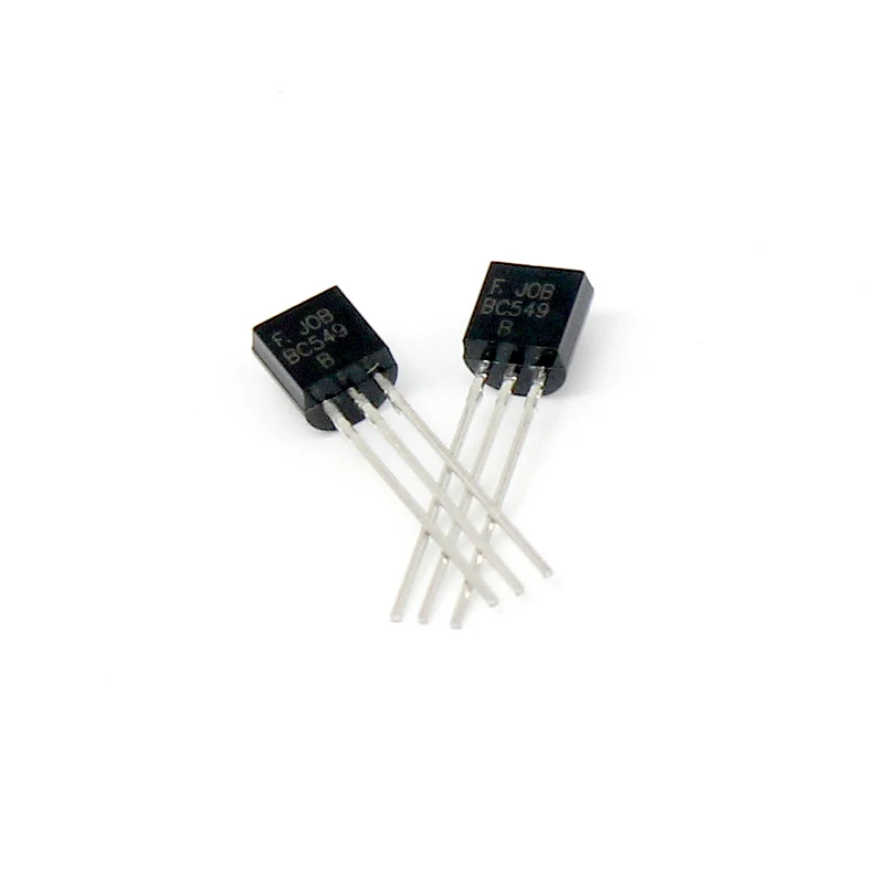 50Pcs BC549 Transistor Silicon Npn Transistor To-92 30V 100mA Versterker Bjt Triode Transistor In Voorraad