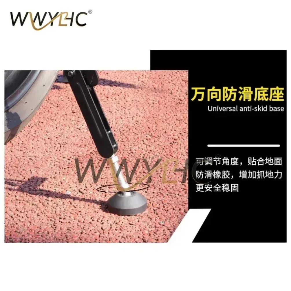 Motorcycle Kickstand Wheel Support Side Stand Paddock Stable Repair and Maintenance Parking Support Tool Folding Portable Labor-