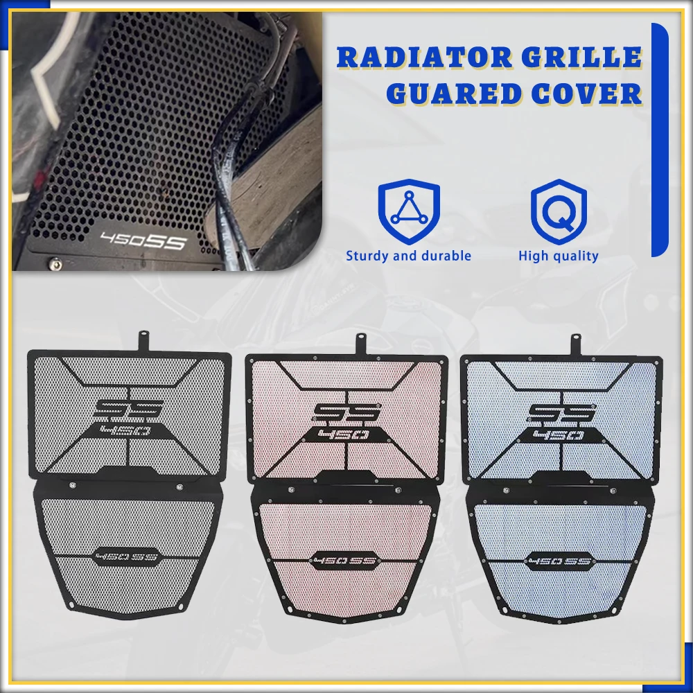

For CFMOTO CF MOTO 450SR 450SS 450 SR SS SR450 SS450 2022 2023 2024 2025 Motorcycle Radiator Grill Guard Protection Cover Set