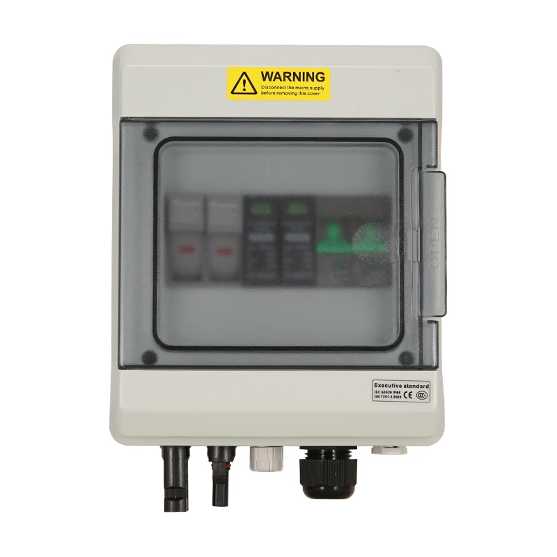 XIONGISOLAR-태양광 태양광 상자 pv 1-1-600V 15Afuse, IP65 방수 번개 보호, spd mcb가 포함된 새 쉘