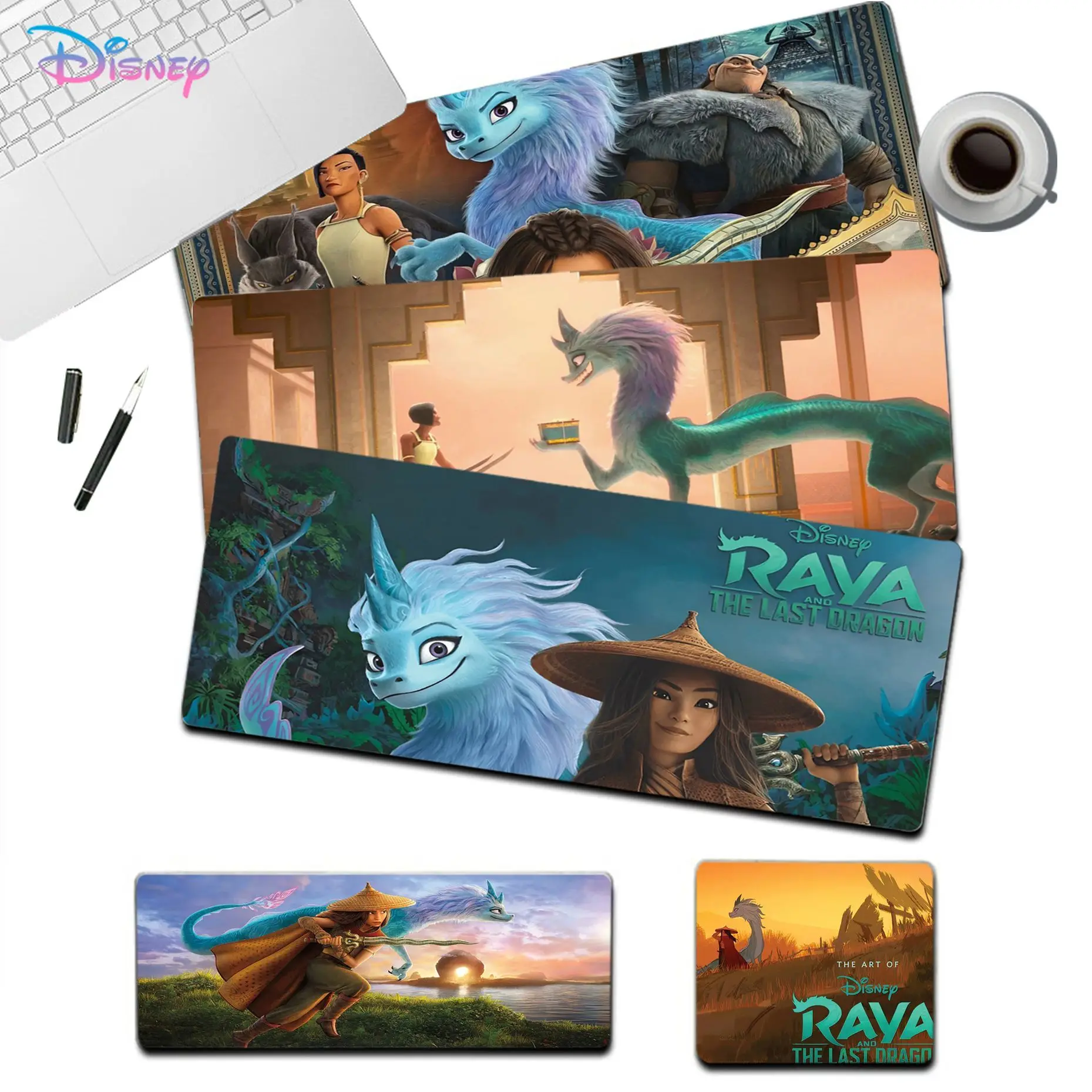 

Disney Raya and The Last Dragon Mousepad Beautiful large gaming mousepad L XL XXL gamer mouse pad Size Keyboard Pad for Gamer