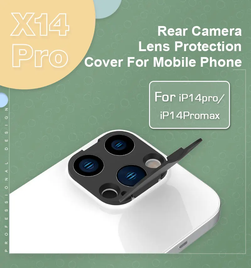 Mobile Phone Full Back Camera Lens Protector Rear Camera Cover 3M Adhesive Full Cover Phone Camera For IPhone 14 13 12 11 Series