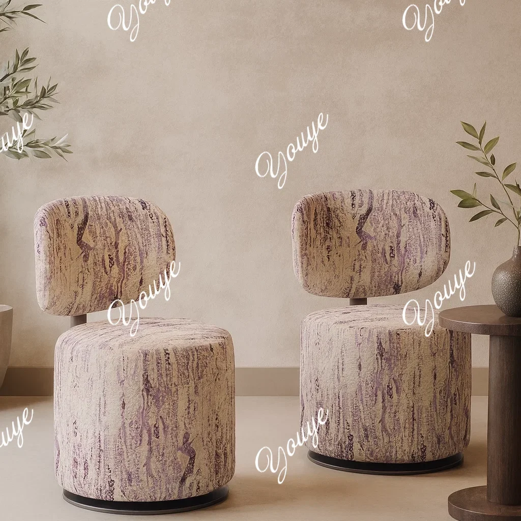 

J J Nordic Home Dresser Stool Makeup Stool Designer Modern Light Luxury Chair Modern Living Room Simple Low Stool