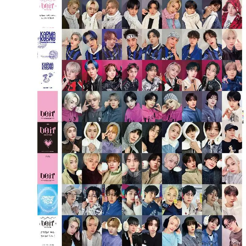 

Stray Kids DOIT KARMA Men's Team Celebrity Small Card SKZOO Surrounding Stars Flash Card Collection Small Card
