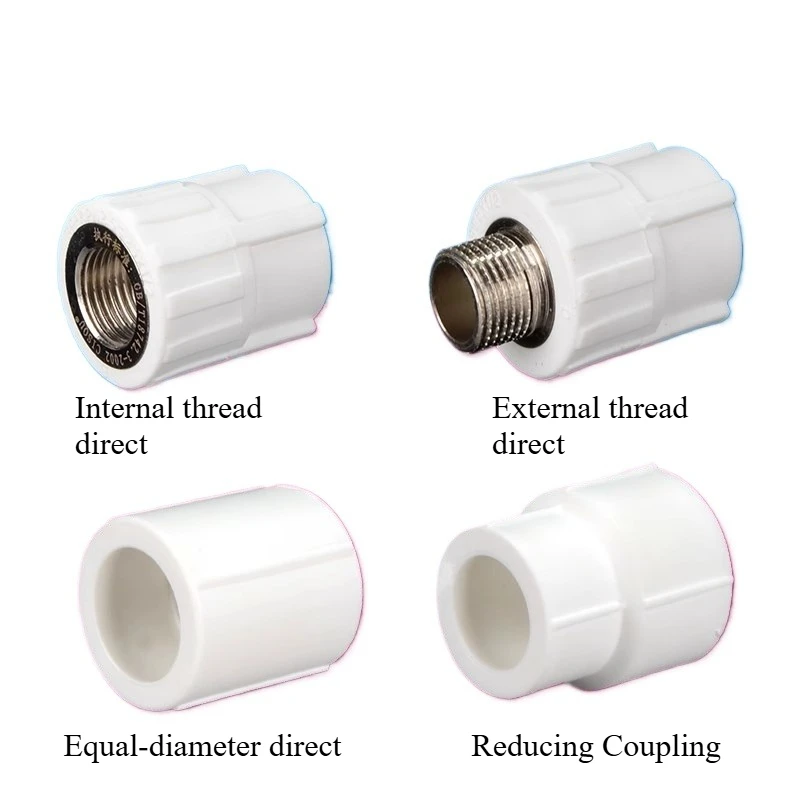 PPR Internal Thread/External Thread Straight Elbow Fittings for Hot/Cold Water Piping Heat-Fusion Joints 4“ 20 6” 25