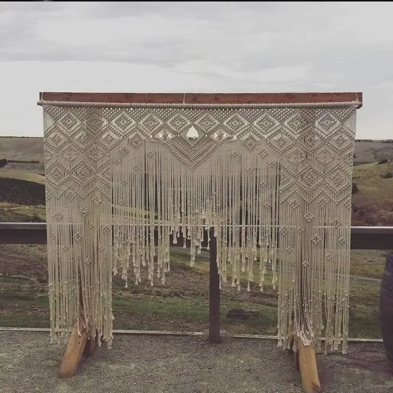 New Design Outdoor Wedding Layout Decoration Background Large Tapestry Western Wedding Decoration Banquet Party