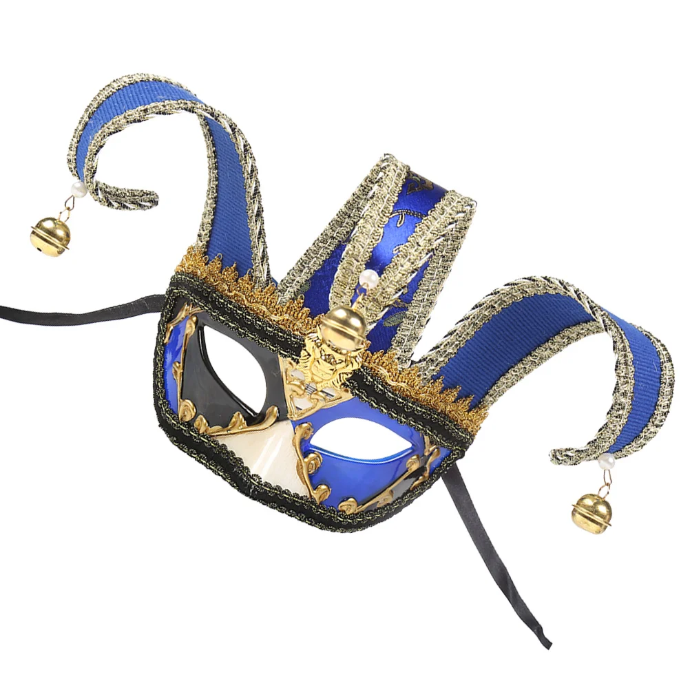 

Venetian Style Mask for Men Plastic Lightweight Comfortable Masquerade Carnival Halloween Fancy Cosplay Party Photo Props