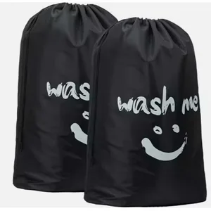 Household Laundry Bag Travel Storage Pouch Machine Washable Dirty Clothes Organizer Wash Drawstring Bag Large Capacity Bag