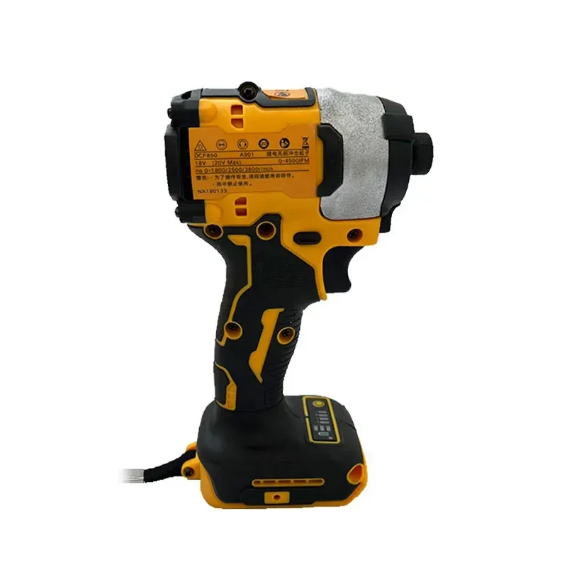 18V Brushless Cordless Impact Wrench 203N.m 0-2300rpm Forward Reverse Control Auto Repair Furniture Installation Power Tool