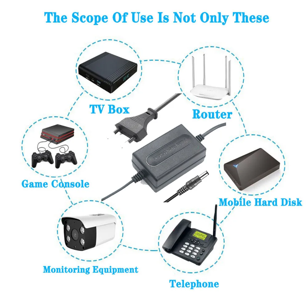 DC Power Supply 19V 20V 22V 24V 25V 26V 27V 30V 32V 36V 0.5A 1A 1000MA Robot Vacuum Cleaner Power Adapter Cord Charger