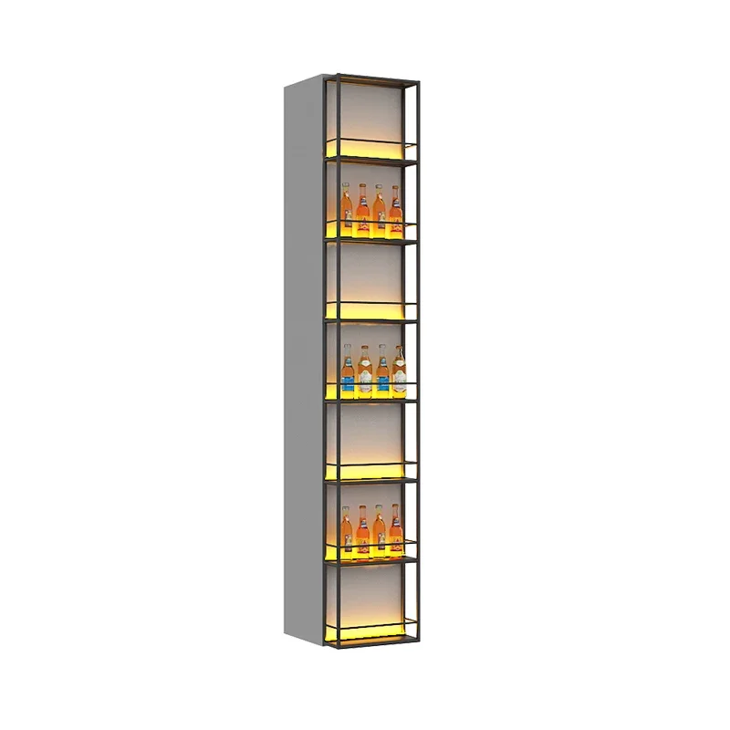 Metal Black Wine Holder Modern Vertical Luxury Bar Wine Rack Storage Organizer Support Bouteille Vins Vertical Home Decor