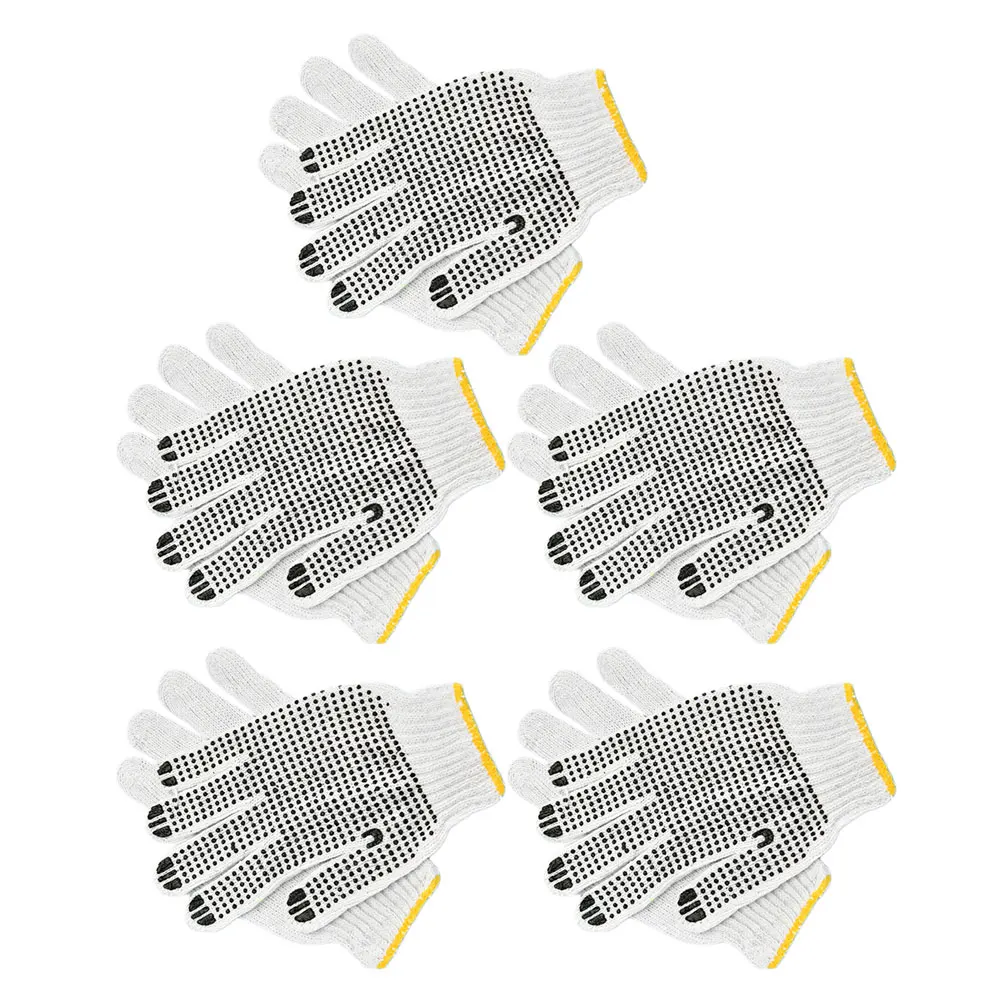

PVC Cotton Yarn Gloves Anti Scald Thermal Insulation High Temperature Resistance Work Protection Gardening Machinery Maintenance