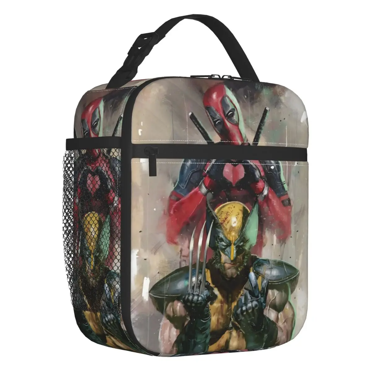 

Custom Wolverine Cool Superhero Lunch Bag Warm Cooler Classical Film Insulated Lunch Box for Kids School