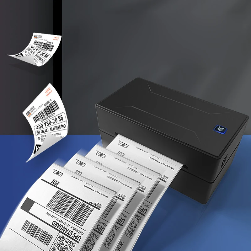 Thermal Label Printer Express Shipping Label Printing Compatible with Various Printing Software Ink-Free Operation Bluetooth Con