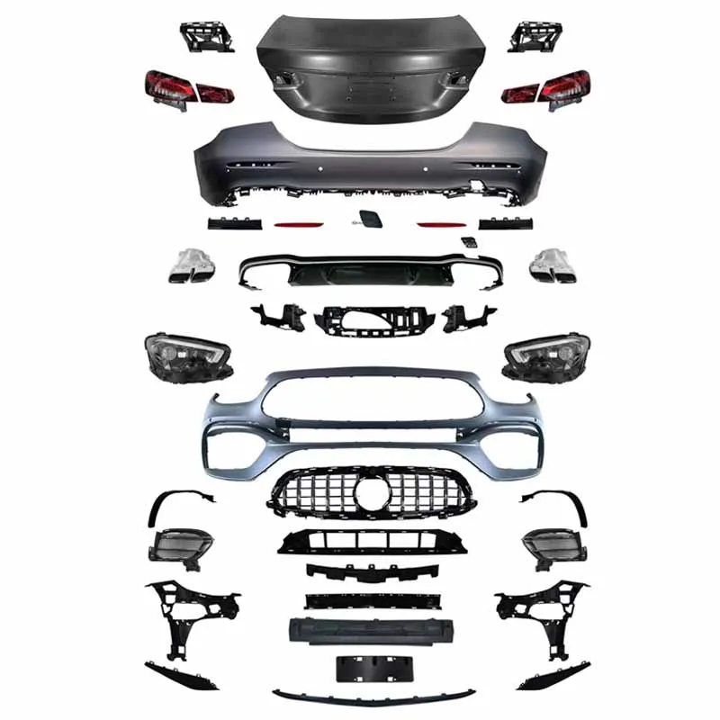 

W213 Old Upgrade New E63 S AMG 1:1 Body Kit Auto Parts for Mercedes-Benz E-Class 16-20 E-Class W213 Upgrade 21 E63S AMG