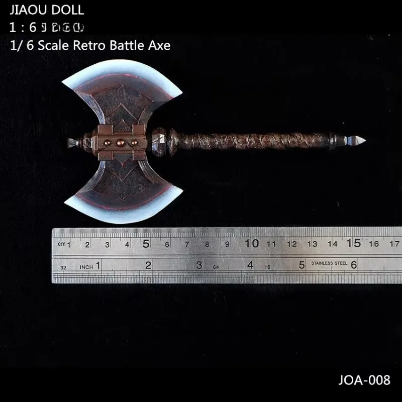 1/6 escala retro tomahawk batalha machado armas acessórios modelo para 12 ''figuras de ação soldado corpo boneca brinquedos