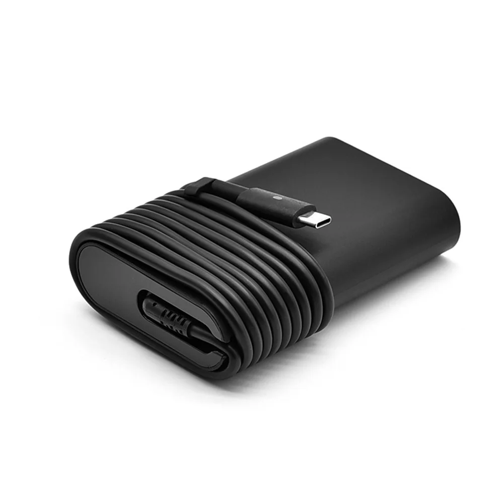 Sleek Compact Design Fast Charging Capability of the 65W USB C Adapter Ideal for All For Your For Dell Laptops Needs