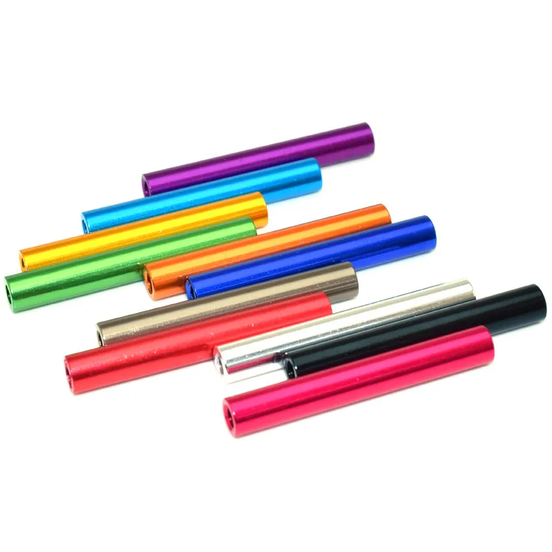 Smooth CNC Machined Round 6061 Aluminum Female Thread Standoff Long Nut Support Tube for FPV 4-Axis Drone