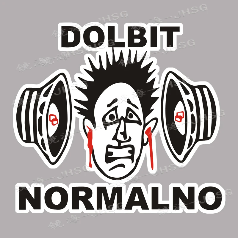 Dolbit Normalno 2 Speaker Loud Sound Car Sticker Auto Automobile Decals Car Stickers