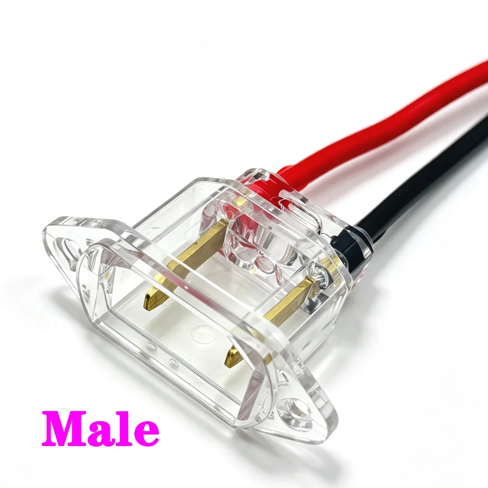 10Pcs For Charging Port Power Cable Charging Socket Port Plug For Electric Scooter 30A Scooter 2Pin E-Bike Parts Connector