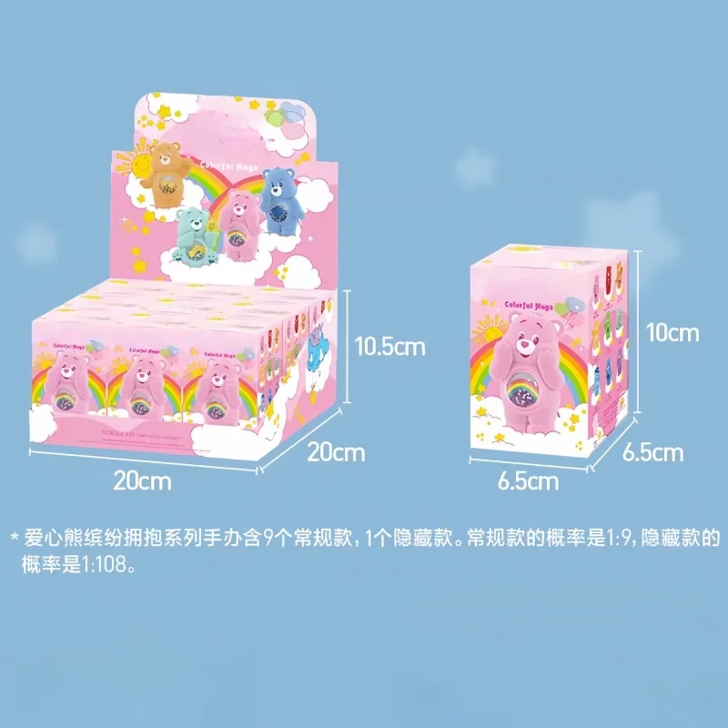  Original Bestseller POP MART Care Bears Bunte Umarmungs-Serie Figuren-Ornament Blind Box Sammlerstück Überraschungsgeschenke Trendige Spielzeuge – Detail 2