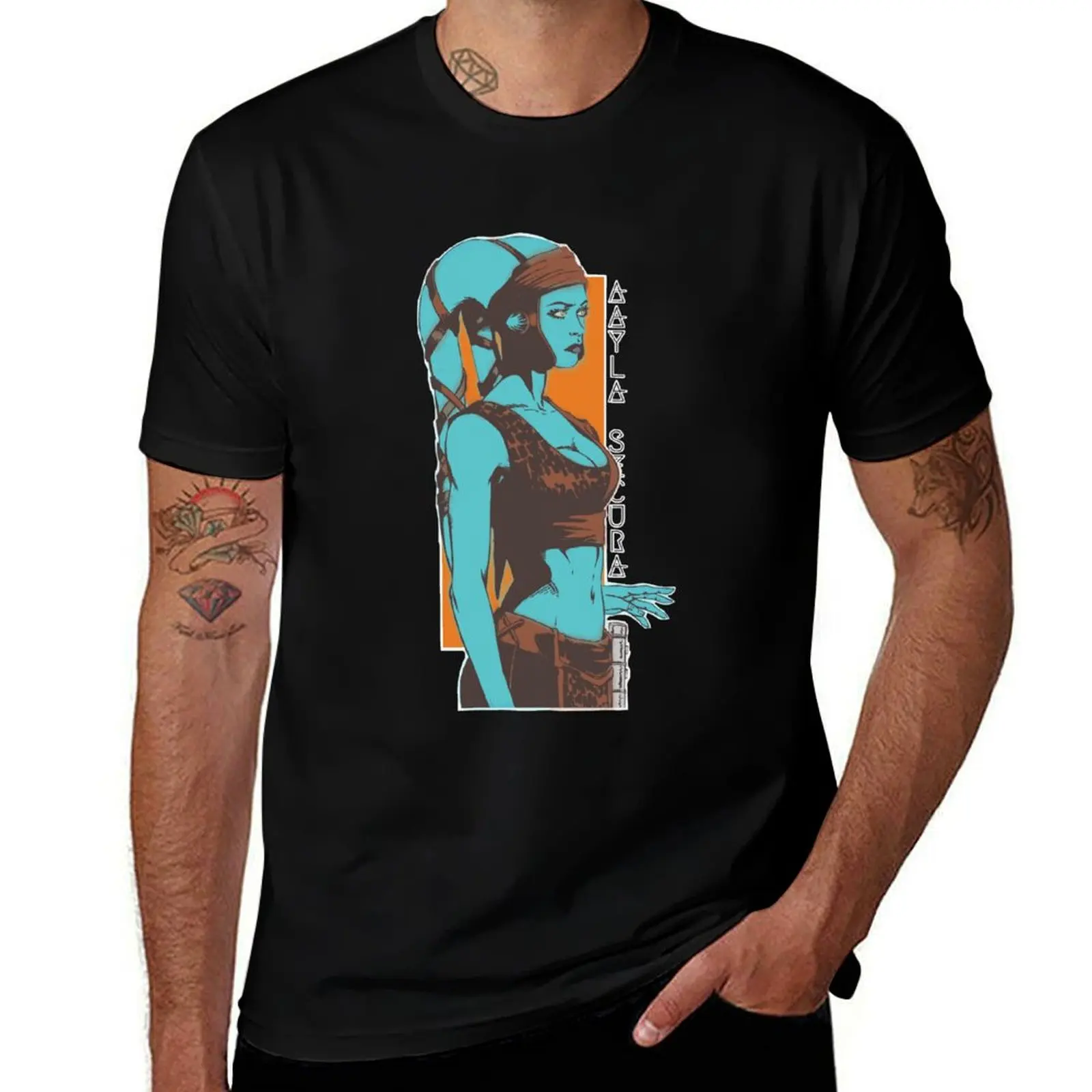 

Aayla Secura vintage inspired T-Shirt Comfort Stretch Tee Shirt