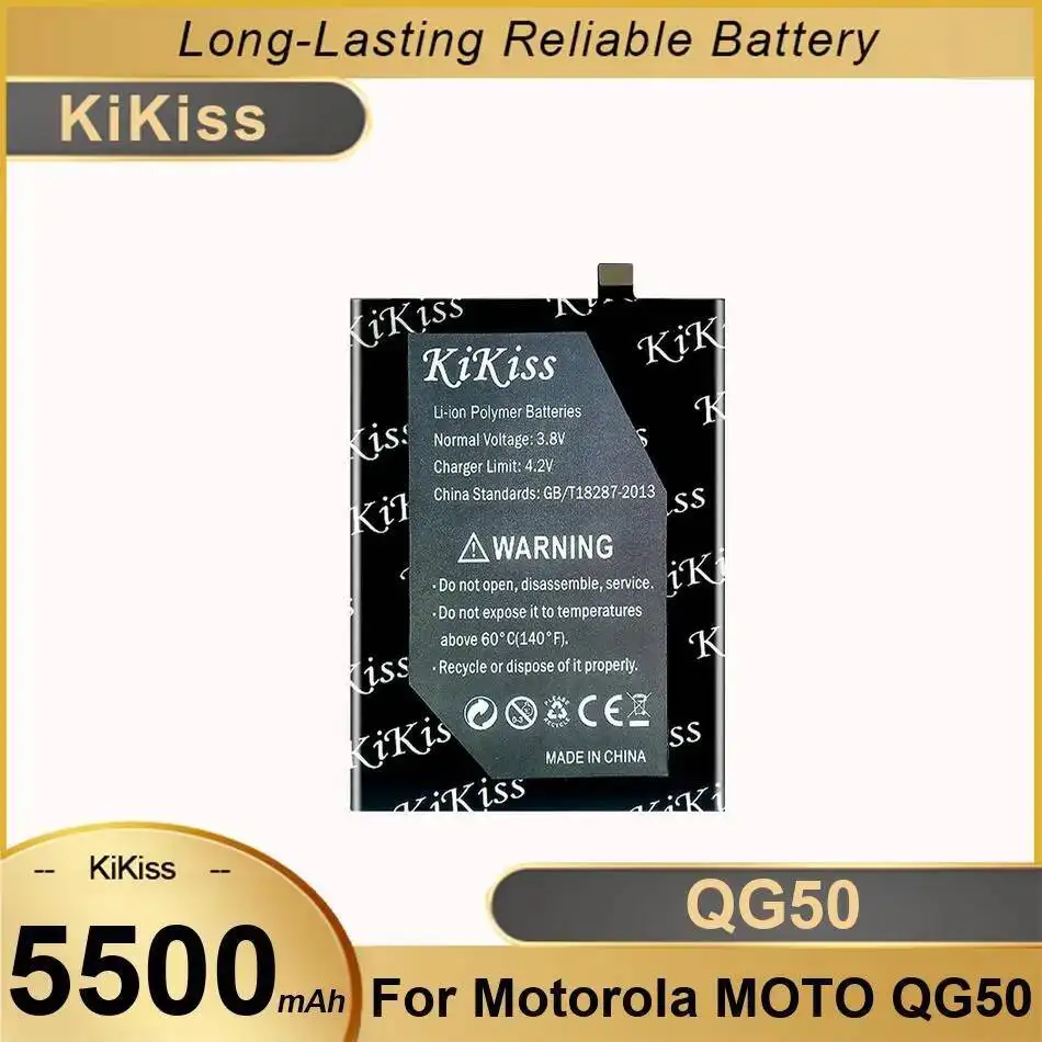 

Для Motorola Moto QG50 долговечный экологически чистый аккумулятор для мобильного телефона 5500 мАч