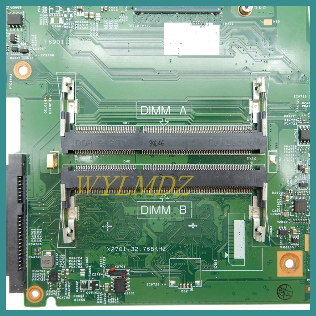 12275-1 With CPU:i3-2375U/i5-3337U CN-02D6MM 04NRW8 Notebook Mainboard For Dell Latitude 3330 Laptop Motherboard SLJ8C DDR3 Used