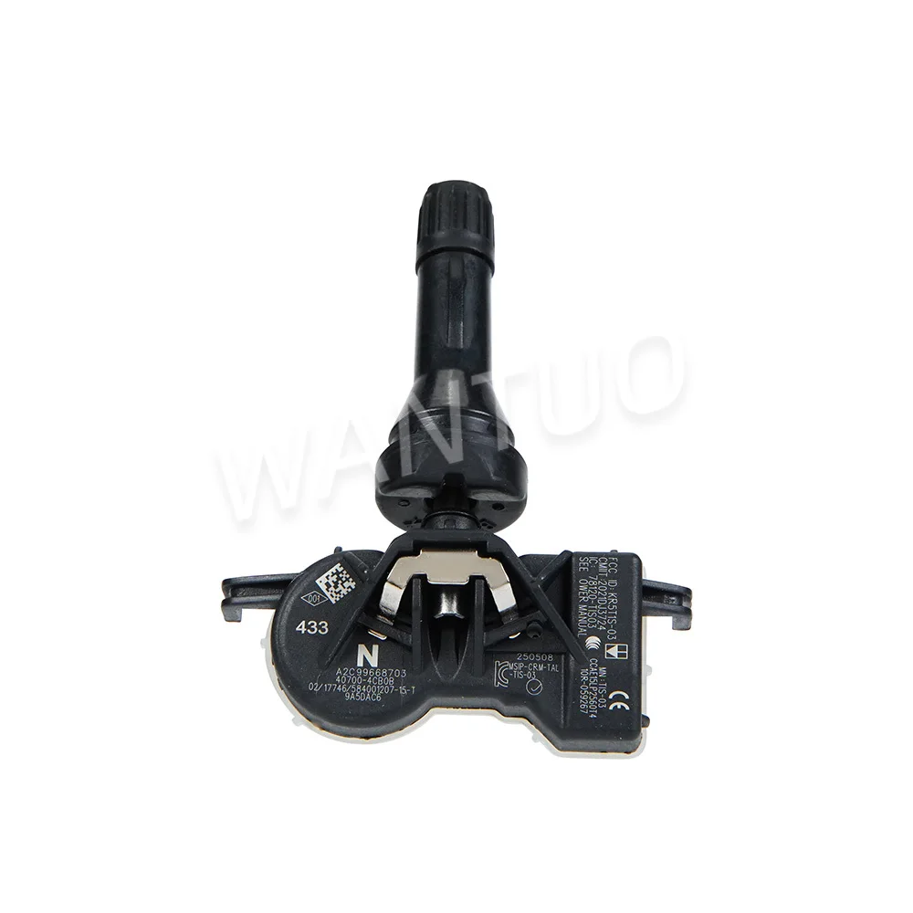 407004CB0B 1/4Pcs 433MHz TPMS Tire Pressure Monitoring Sensor for Nissan Altima Juke Kicks Qashqai Sylphy Teana Tiida X-Trail