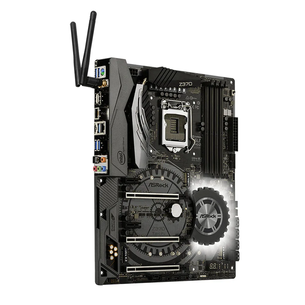 Imagem -03 - Placa-mãe de Taichi 64gb Pci-e 3.0 Lga 1151 Ddr4 Atx Desktop Mainboard Intel Z370 Ddr4