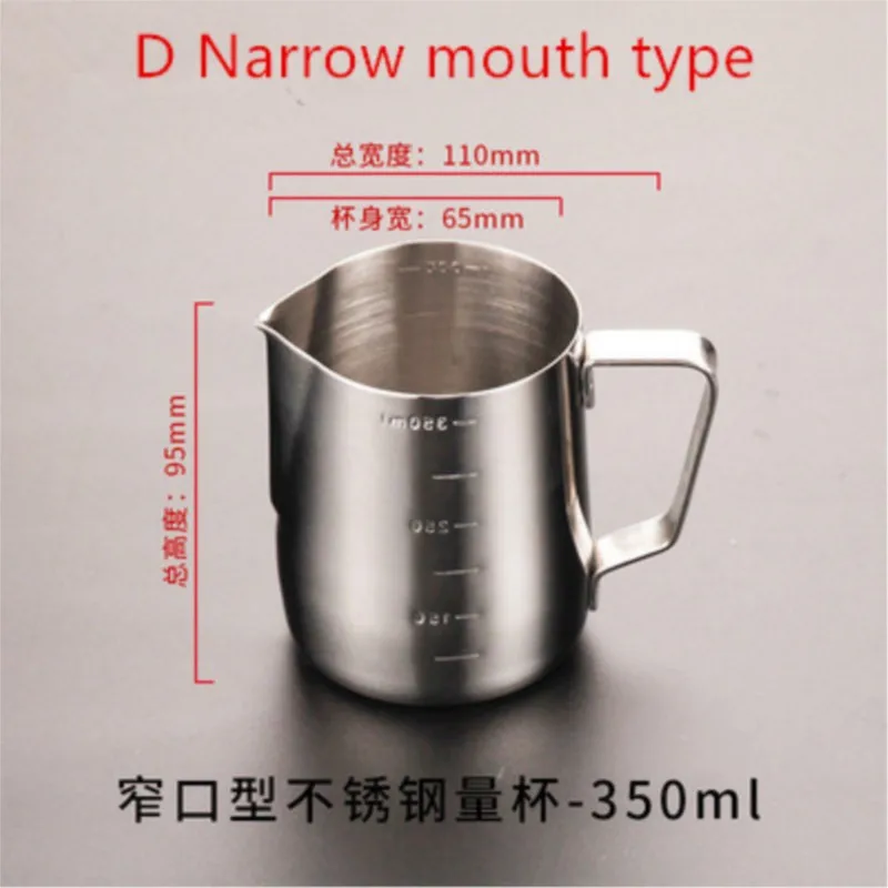 1PC 350-1000/2000ml Lab 304 Stainless Steel Lab Beaker Measuring Cups Graduated Liquid Metal Tools With Inner Scale and Cover