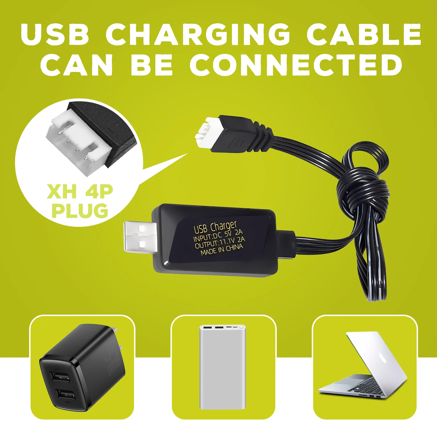 3S T-플러그 Lipo 배터리 11.1V 2000mAh 35C, RC 자동차, RC 선박, RC 드론, 쿼드콥터, FPV UAV 배터리용 USB 충전 케이블 포함